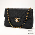 CHANEL Maxi Jumbo Matelasse Lambskin Black Shoulder Bag 【ImportFeeFREE】