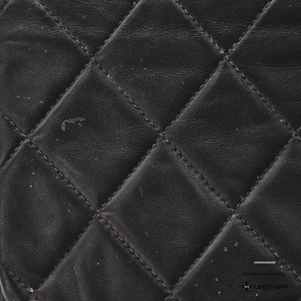 CHANEL Maxi Jumbo Matelasse Lambskin Black Shoulder Bag 【ImportFeeFREE】