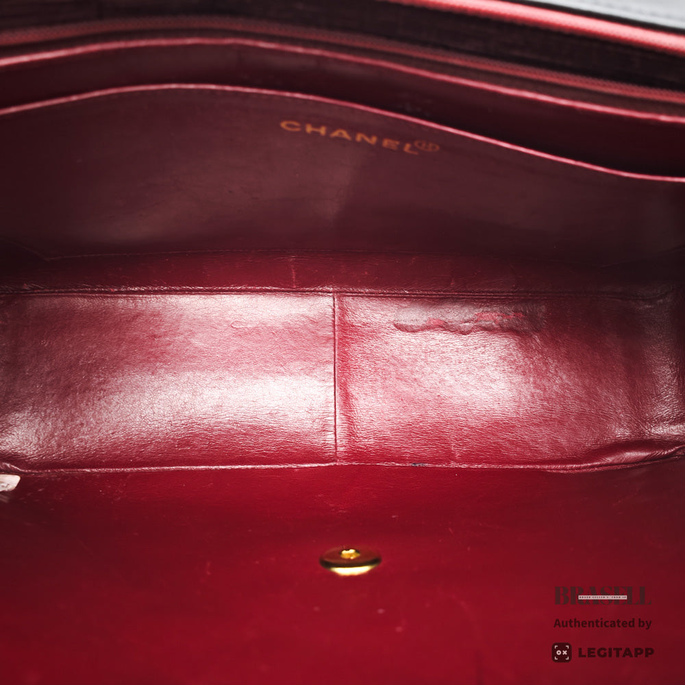 CHANEL Maxi Jumbo Matelasse Lambskin Black Shoulder Bag 【ImportFeeFREE】