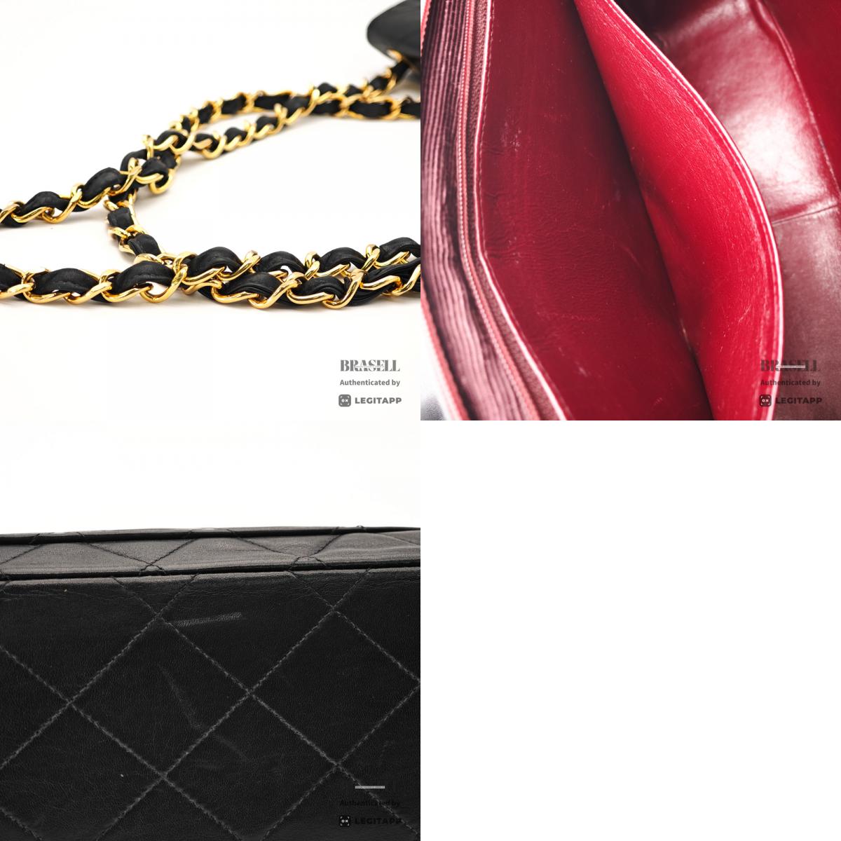 CHANEL Maxi Jumbo Matelasse Lambskin Black Shoulder Bag 【ImportFeeFREE】