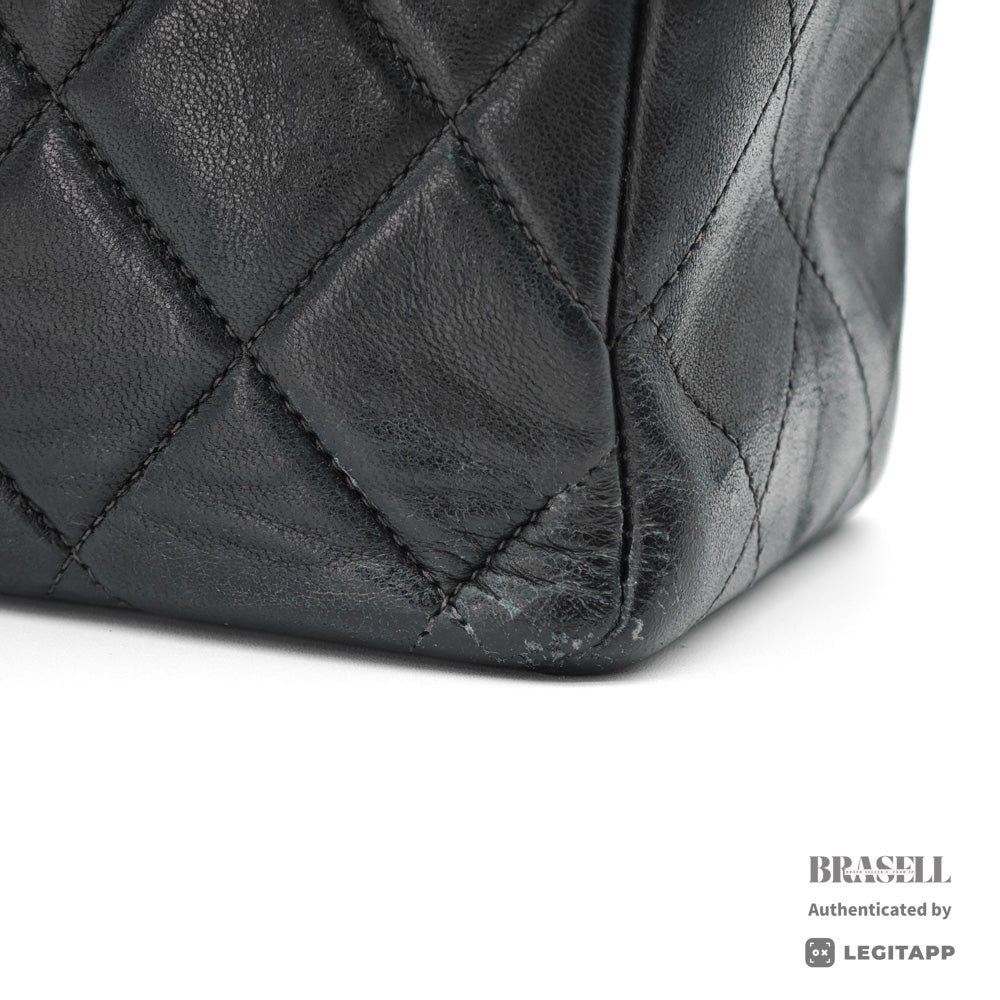 CHANEL Jumbo Matelasse Lambskin Black Shoulder Bag 【ImportFeeFREE】