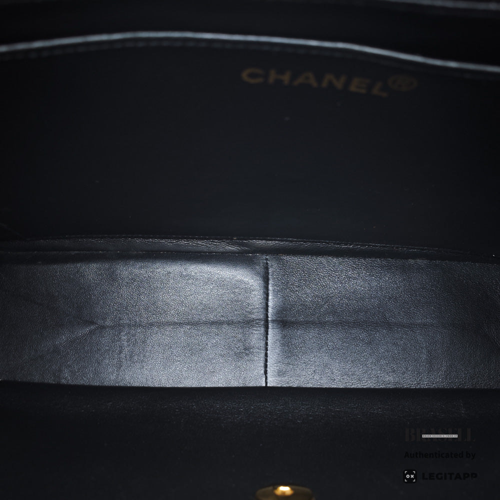 CHANEL Jumbo Matelasse Lambskin Black Shoulder Bag 【ImportFeeFREE】