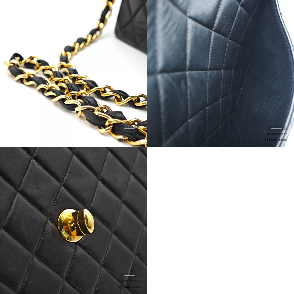 CHANEL Jumbo Matelasse Lambskin Black Shoulder Bag 【ImportFeeFREE】