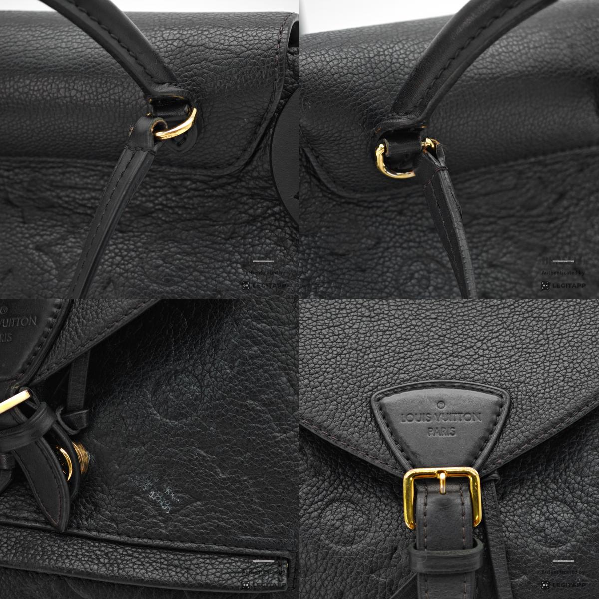 LOUIS VUITTON Montsouris PM Empreinte Leather Backpack M45205 【ImportFeeFREE】