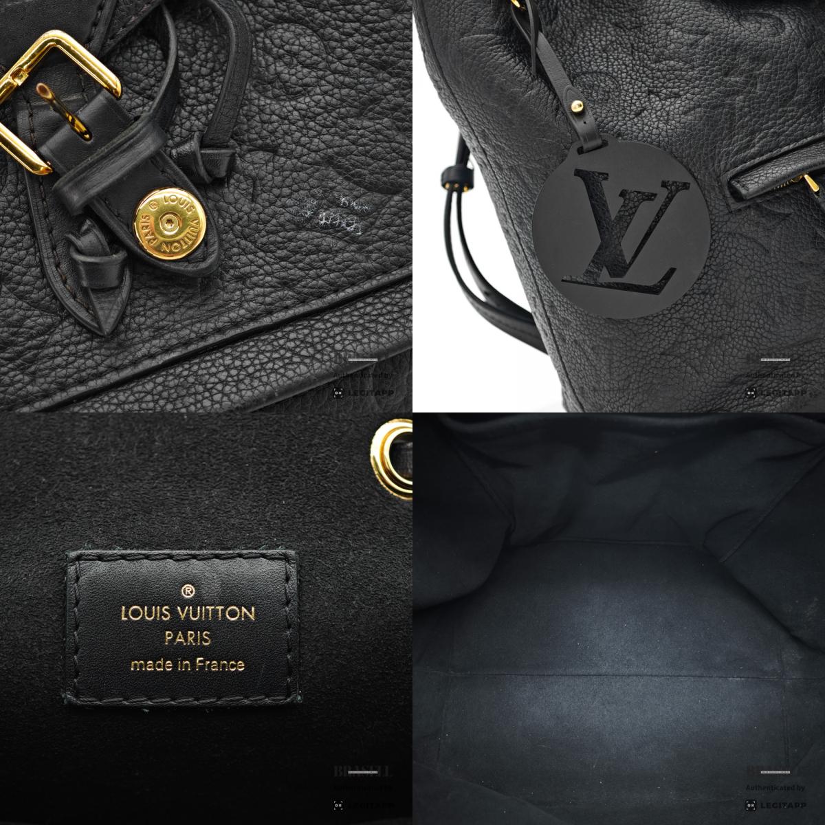 LOUIS VUITTON Montsouris PM Empreinte Leather Backpack M45205 【ImportFeeFREE】
