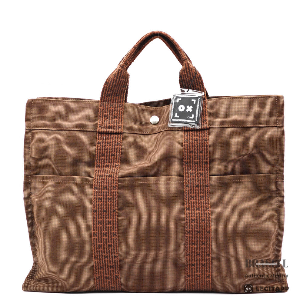 HERMES Fourre Tout MM Canvas Tote Bag Handbag【ImportFeeFREE】