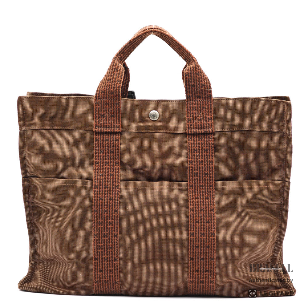HERMES Fourre Tout MM Canvas Tote Bag Handbag【ImportFeeFREE】