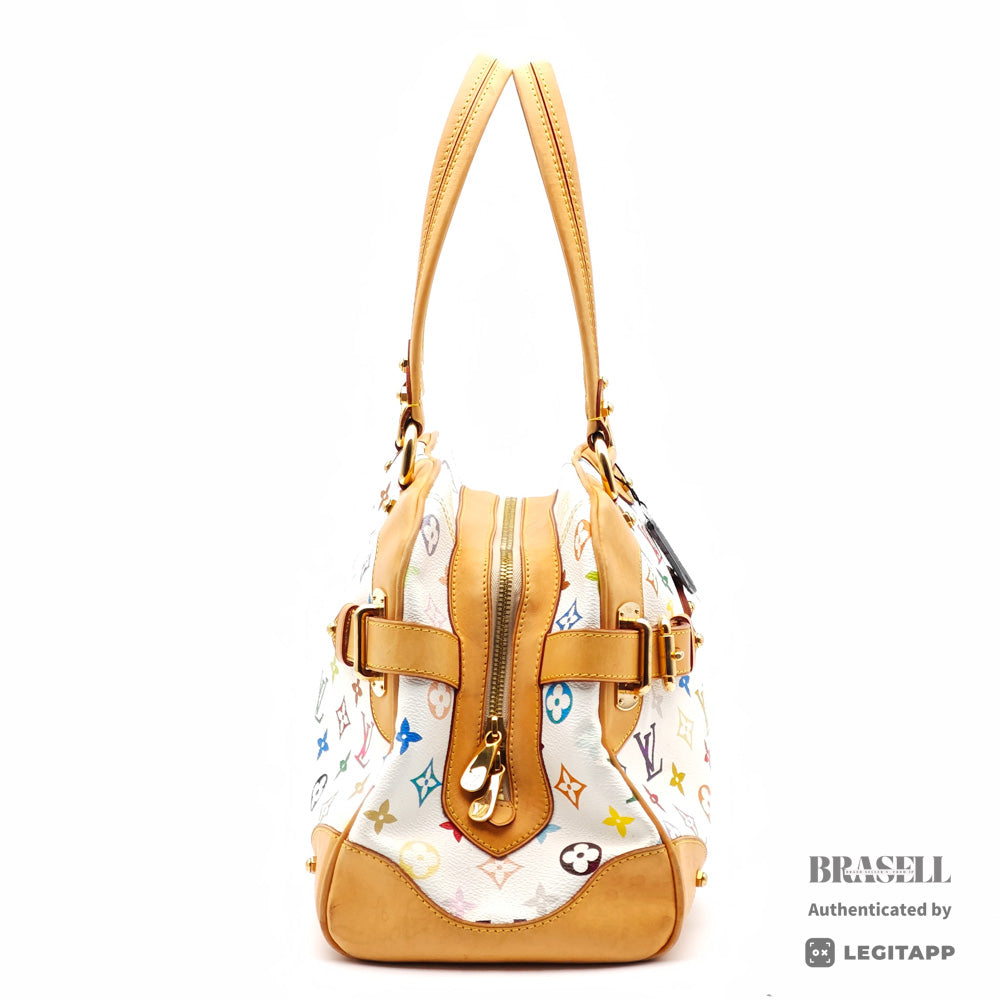 LOUIS VUITTON Claudia Monogram MulticolorCanvas Hand Bag M40193【ImportFeeFREE】