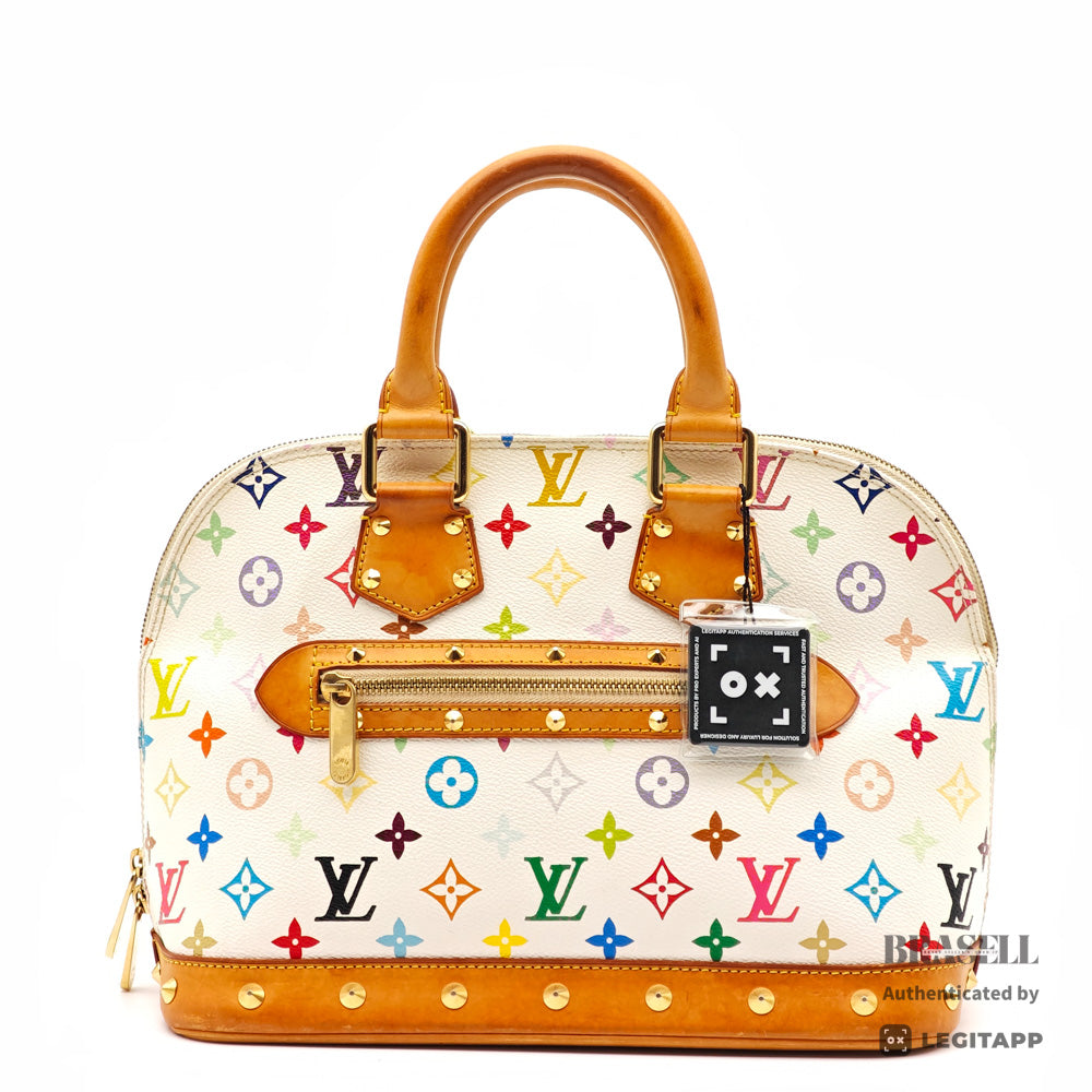 LOUIS VUITTON Alma Monogram Multicolor Canvas Hand Bag M92647 【ImportFeeFREE】