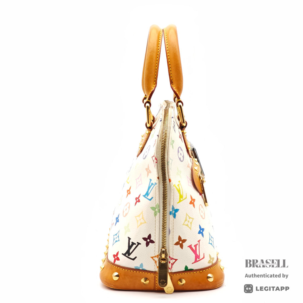 LOUIS VUITTON Alma Monogram Multicolor Canvas Hand Bag M92647 【ImportFeeFREE】