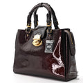 LOUIS VUITTON Melrose Avenue Vernis Amarante HandBag M93757【ImportFeeFREE】