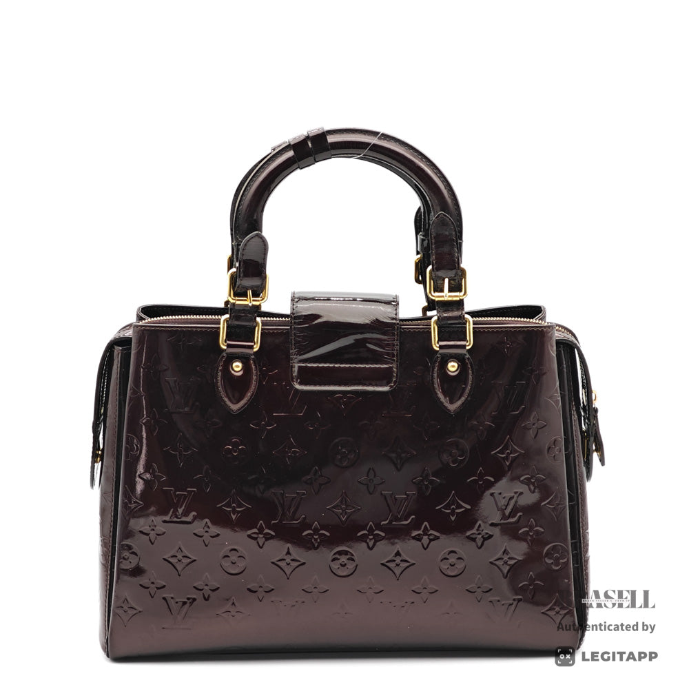 LOUIS VUITTON Melrose Avenue Vernis Amarante HandBag M93757【ImportFeeFREE】
