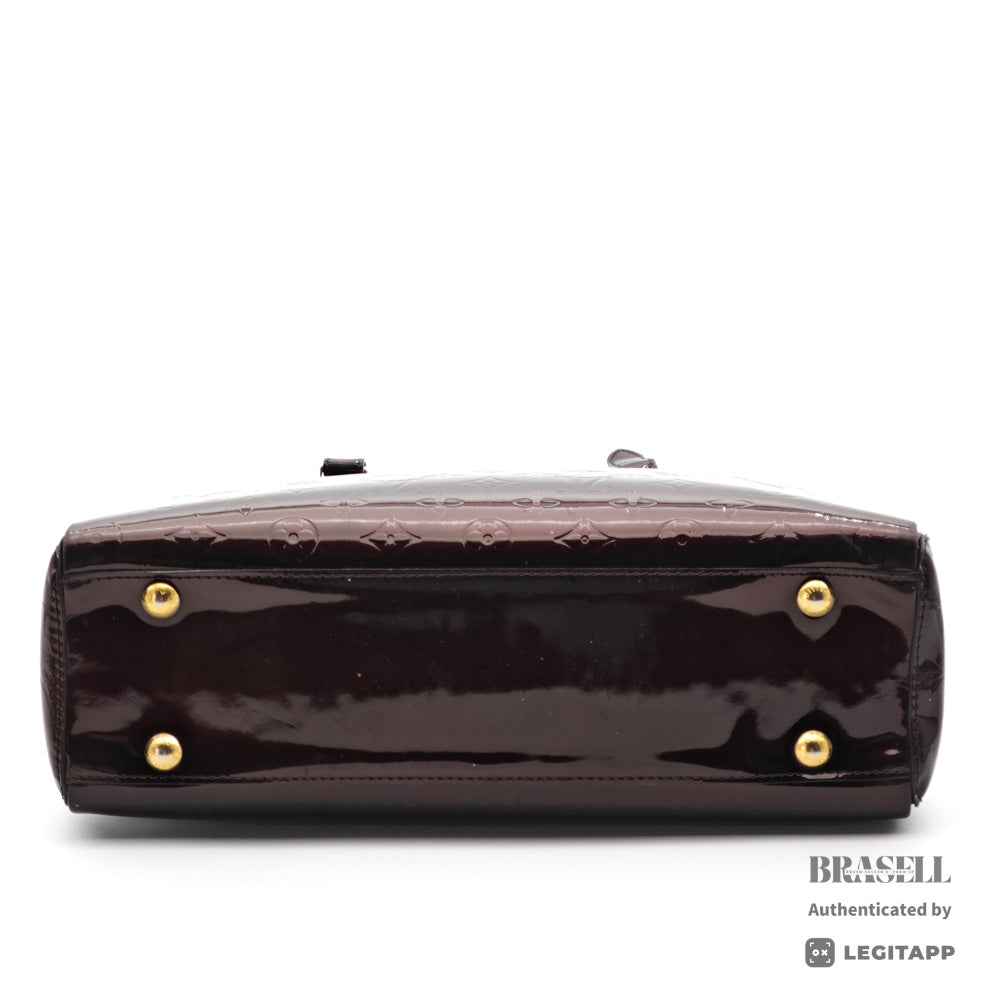 LOUIS VUITTON Melrose Avenue Vernis Amarante HandBag M93757【ImportFeeFREE】