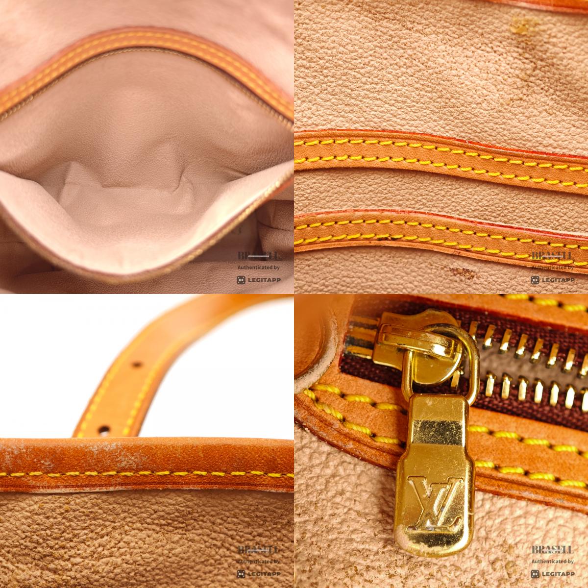 LOUIS VUITTON BucketPM Monogram Canvas Brown ShoulderBag M42238【ImportFeeFREE】