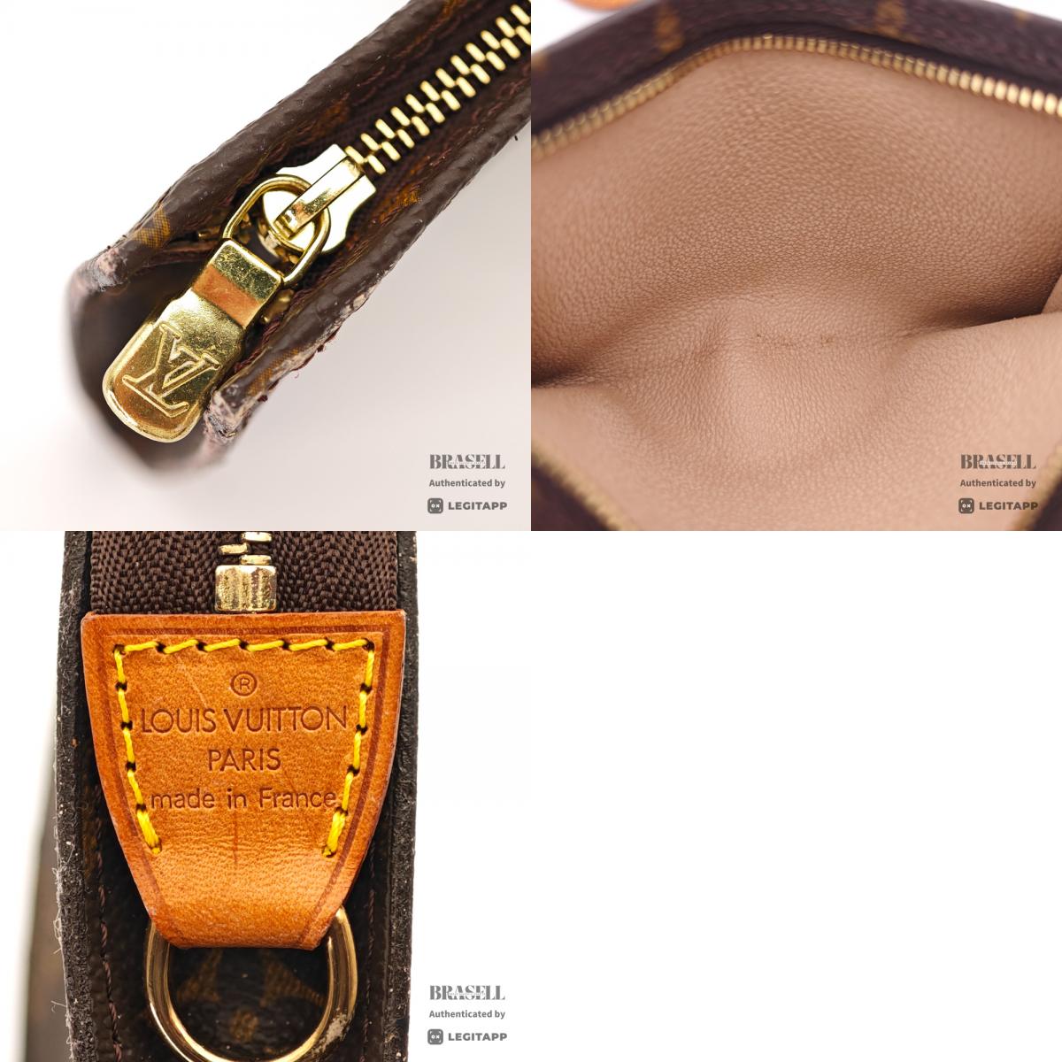 LOUIS VUITTON BucketPM Monogram Canvas Brown ShoulderBag M42238【ImportFeeFREE】