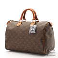 LOUIS VUITTON Speedy 35 Monogram Canvas Brown Hand Bag M41524 【ImportFeeFREE】
