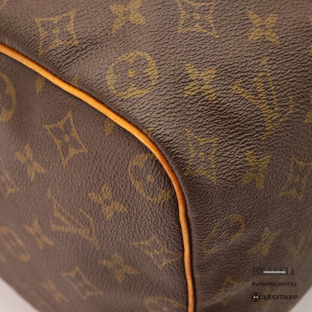 LOUIS VUITTON Speedy 35 Monogram Canvas Brown Hand Bag M41524 【ImportFeeFREE】