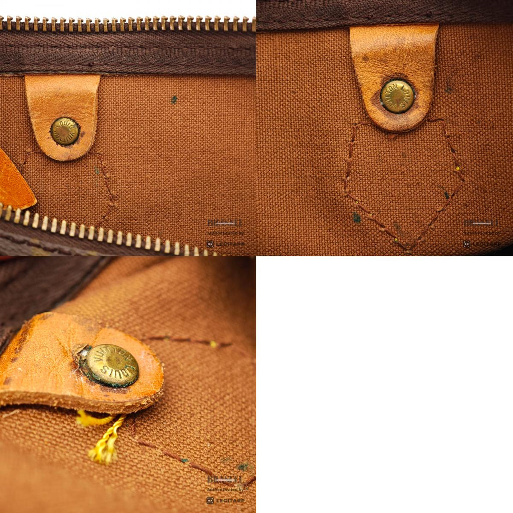 LOUIS VUITTON Speedy 35 Monogram Canvas Brown Hand Bag M41524 【ImportFeeFREE】