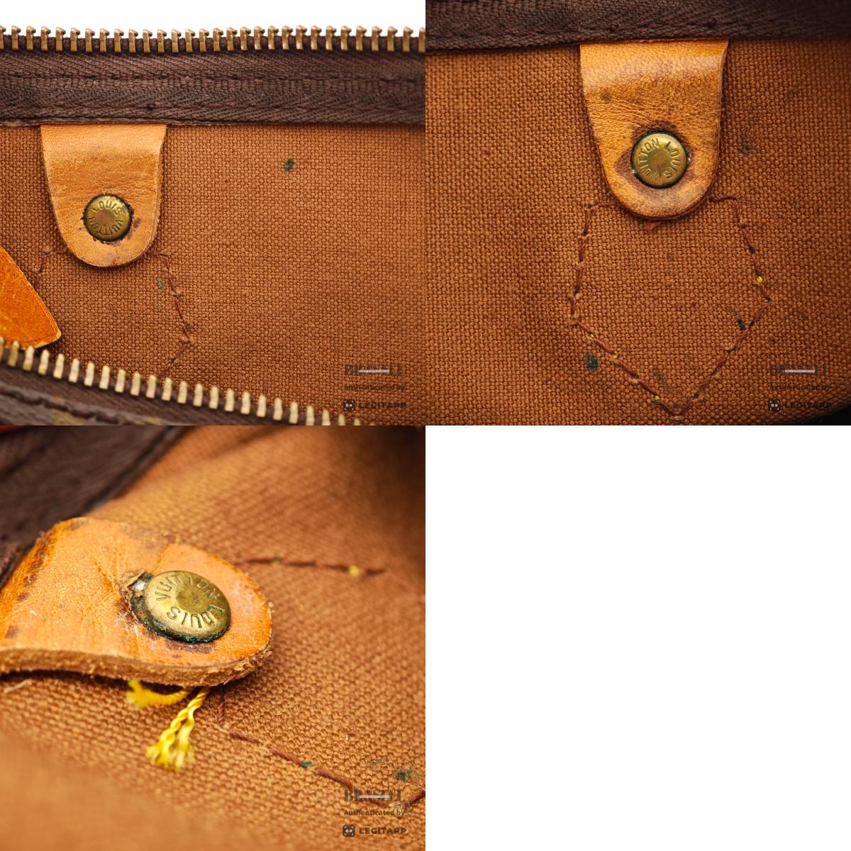 LOUIS VUITTON Speedy 35 Monogram Canvas Brown Hand Bag M41524 【ImportFeeFREE】