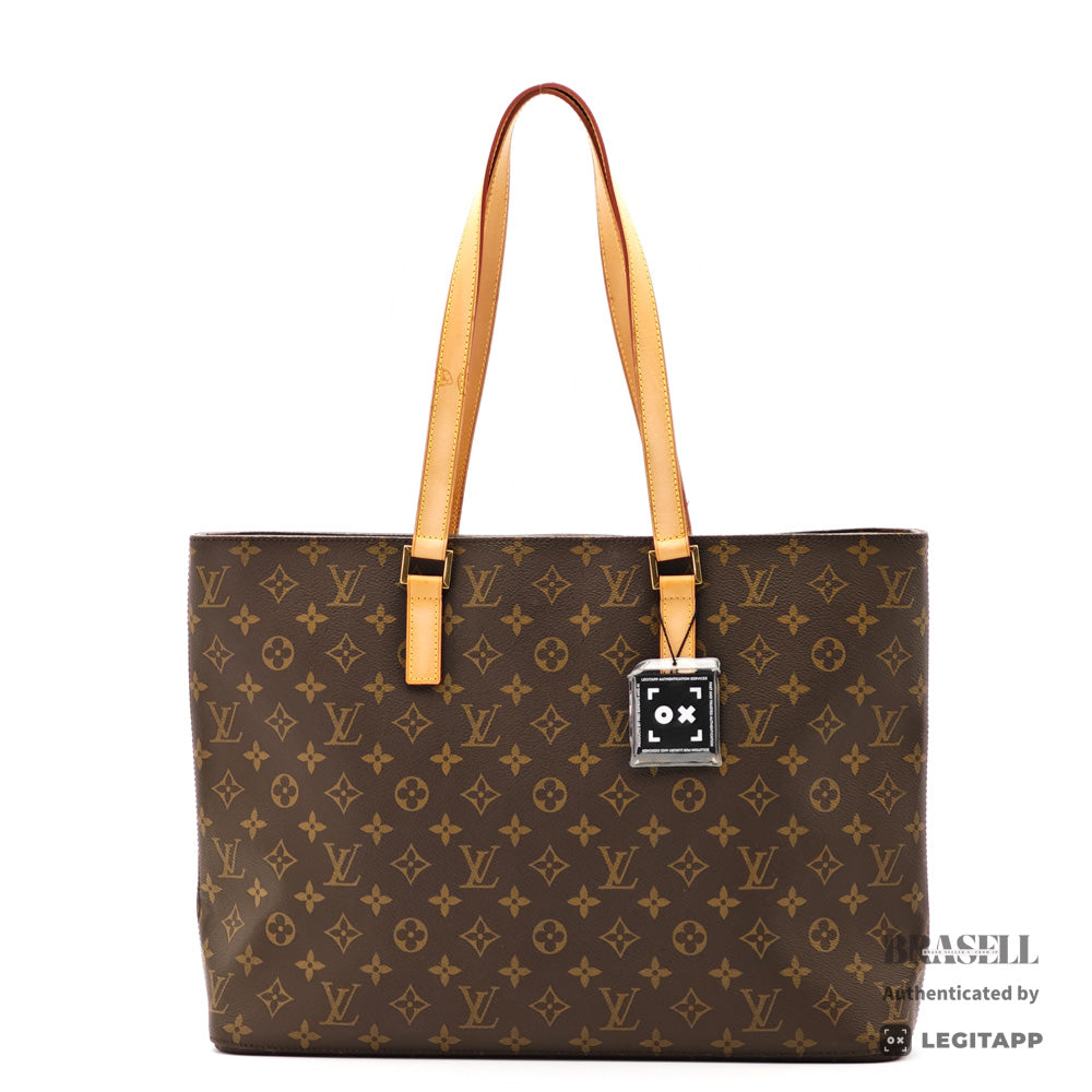 LOUIS VUITTON Luco Monogram Canvas Brown Tote Bag M51155 【ImportFeeFREE】