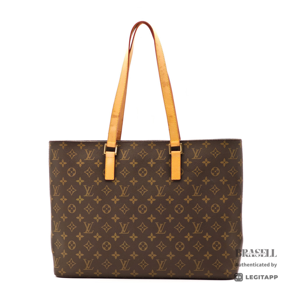 LOUIS VUITTON Luco Monogram Canvas Brown Tote Bag M51155 【ImportFeeFREE】