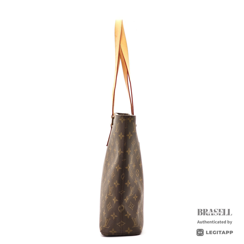 LOUIS VUITTON Luco Monogram Canvas Brown Tote Bag M51155 【ImportFeeFREE】