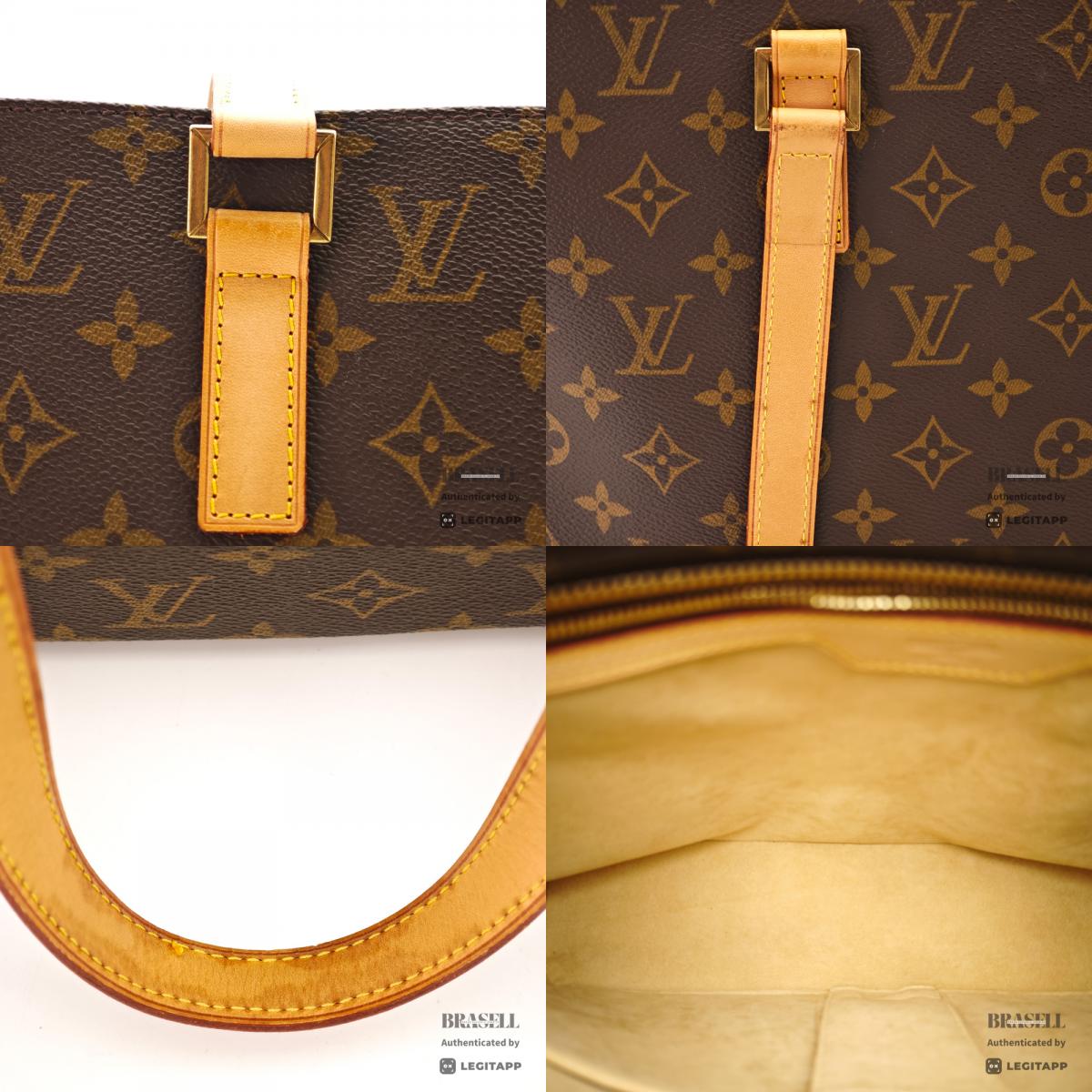 LOUIS VUITTON Luco Monogram Canvas Brown Tote Bag M51155 【ImportFeeFREE】