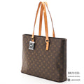 LOUIS VUITTON Luco Monogram Canvas Brown Tote Bag M51155 【ImportFeeFREE】
