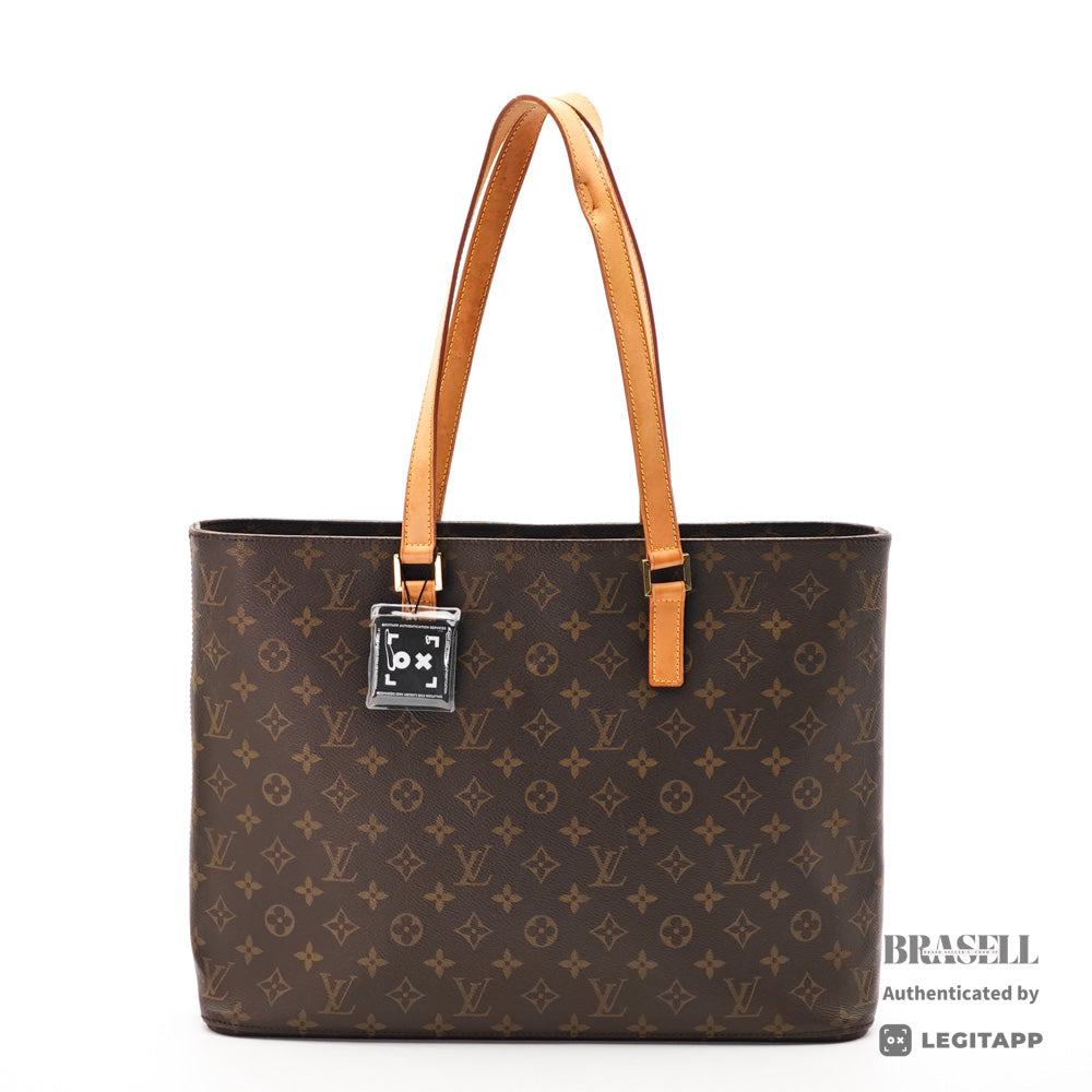 LOUIS VUITTON Luco Monogram Canvas Brown Tote Bag M51155 【ImportFeeFREE】