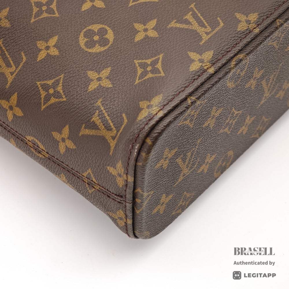 LOUIS VUITTON Luco Monogram Canvas Brown Tote Bag M51155 【ImportFeeFREE】