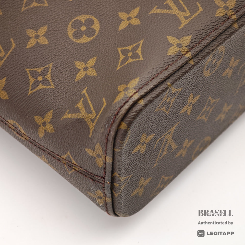 LOUIS VUITTON Luco Monogram Canvas Brown Tote Bag M51155 【ImportFeeFREE】