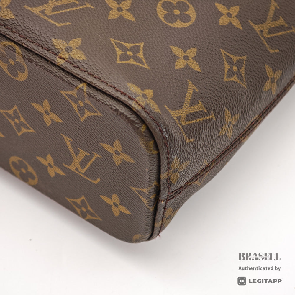 LOUIS VUITTON Luco Monogram Canvas Brown Tote Bag M51155 【ImportFeeFREE】