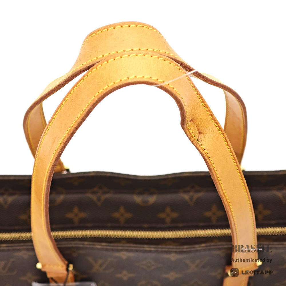 LOUIS VUITTON Luco Monogram Canvas Brown Tote Bag M51155 【ImportFeeFREE】