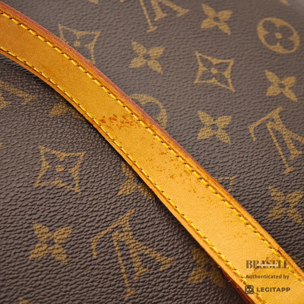 LOUIS VUITTON Luco Monogram Canvas Brown Tote Bag M51155 【ImportFeeFREE】