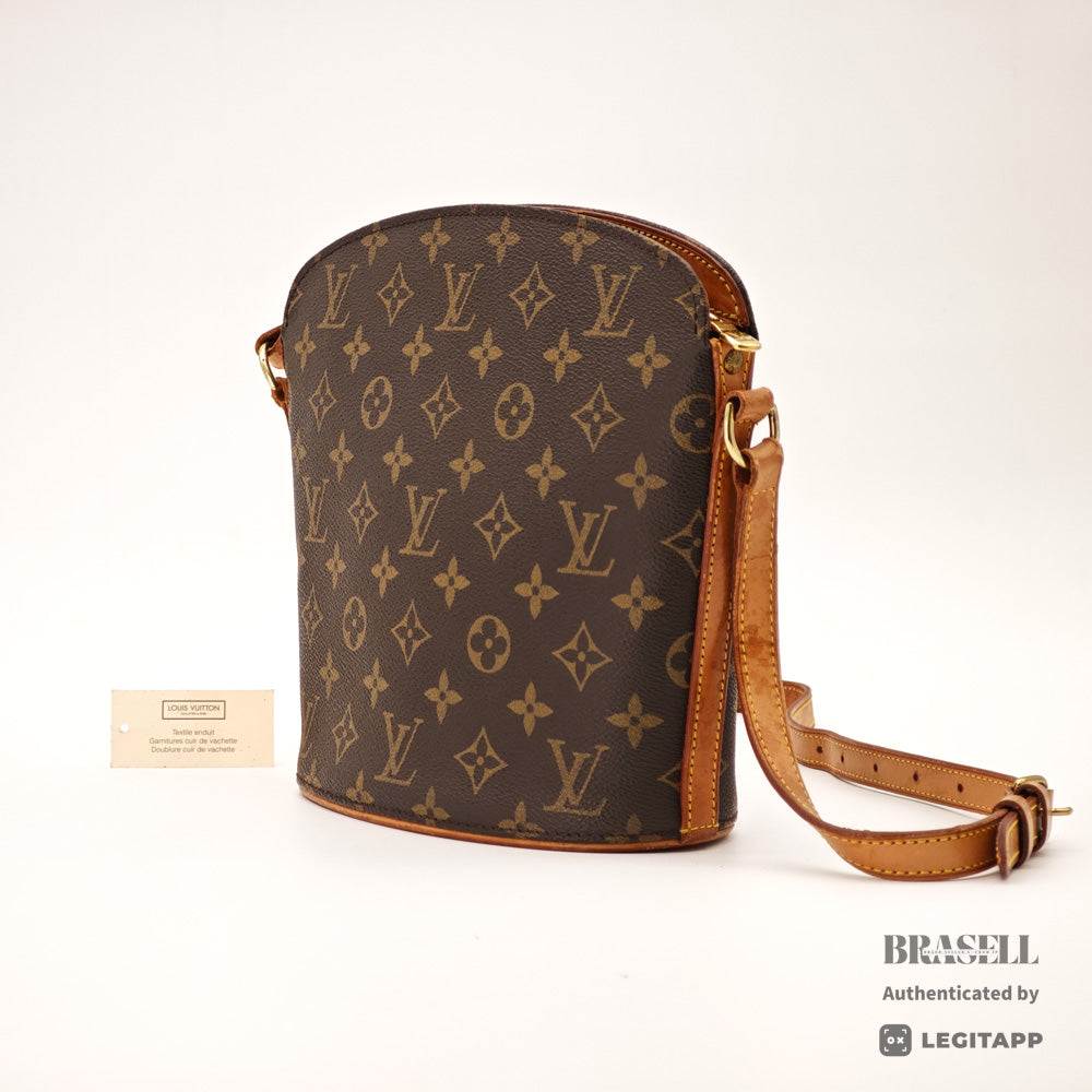 LOUIS VUITTON Monogram Drouot Women's Shoulder Bag M51290【ImportFeeFREE】