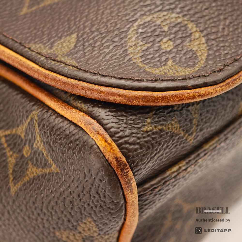 LOUIS VUITTON Abbesses Monogram Canvas Shoulder Bag M45257 【ImportFeeFREE】