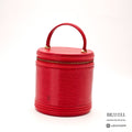 LOUIS VUITTON Epi Cannes Vanity Hand Bag M48037 Red Leather【ImportFeeFREE】