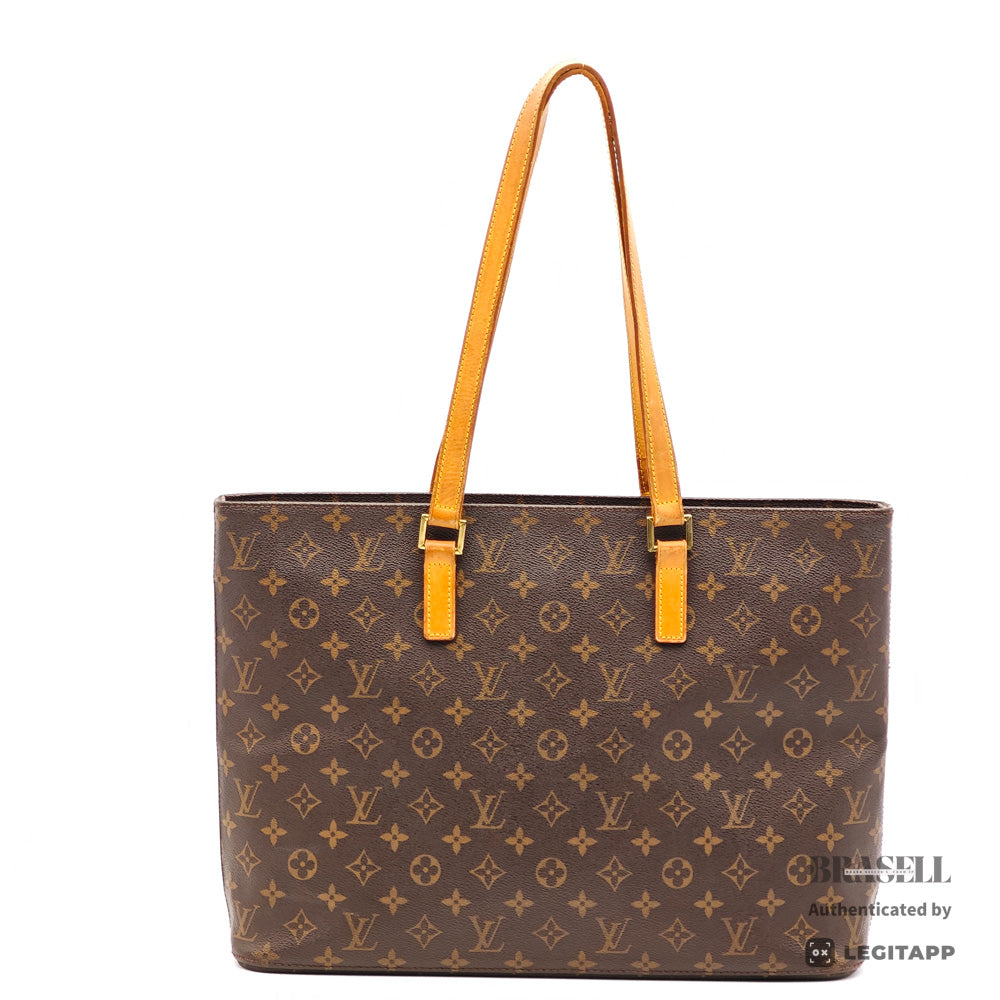 LOUIS VUITTON Luco Monogram Canvas Brown Tote Bag M51155 【ImportFeeFREE】