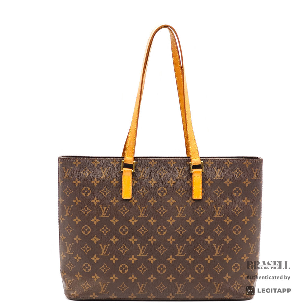 LOUIS VUITTON Luco Monogram Canvas Brown Tote Bag M51155 【ImportFeeFREE】