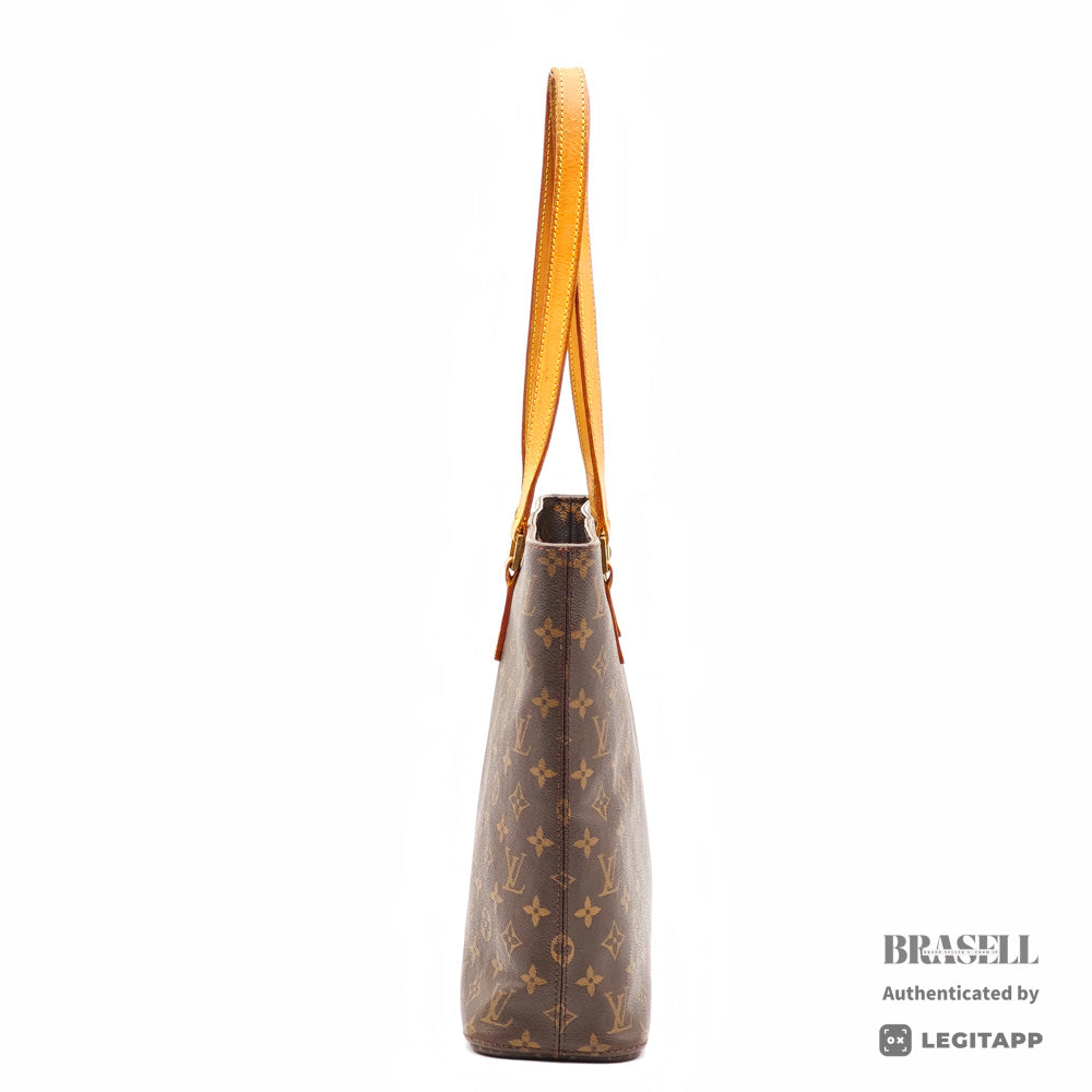 LOUIS VUITTON Luco Monogram Canvas Brown Tote Bag M51155 【ImportFeeFREE】