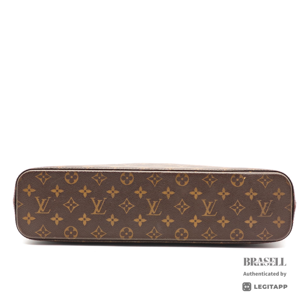 LOUIS VUITTON Luco Monogram Canvas Brown Tote Bag M51155 【ImportFeeFREE】