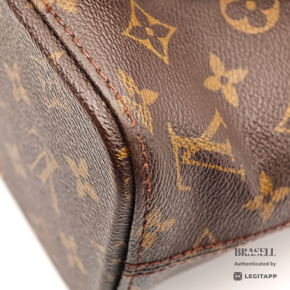 LOUIS VUITTON Luco Monogram Canvas Brown Tote Bag M51155 【ImportFeeFREE】