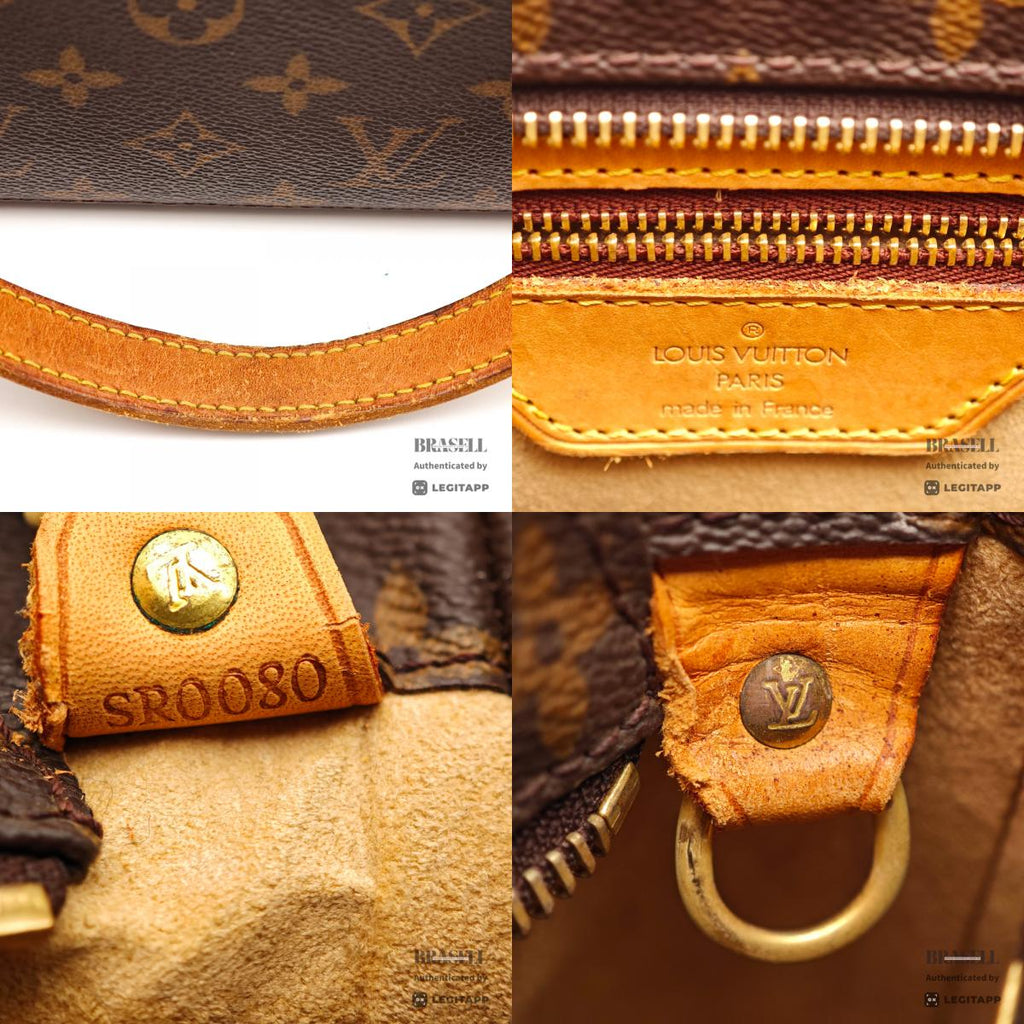 LOUIS VUITTON Luco Monogram Canvas Brown Tote Bag M51155 【ImportFeeFREE】