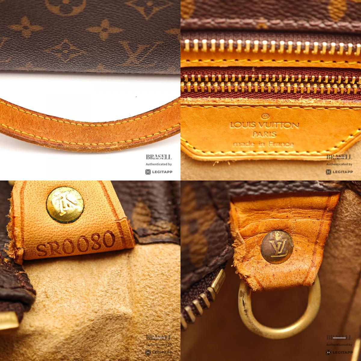 LOUIS VUITTON Luco Monogram Canvas Brown Tote Bag M51155 【ImportFeeFREE】