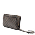 LOUIS VUITTON Noe BB Damier Canvas Brown Clutch Bag N51993 【ImportFeeFREE】