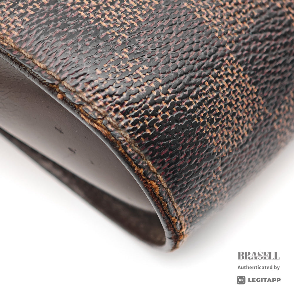 LOUIS VUITTON Noe BB Damier Canvas Brown Clutch Bag N51993 【ImportFeeFREE】