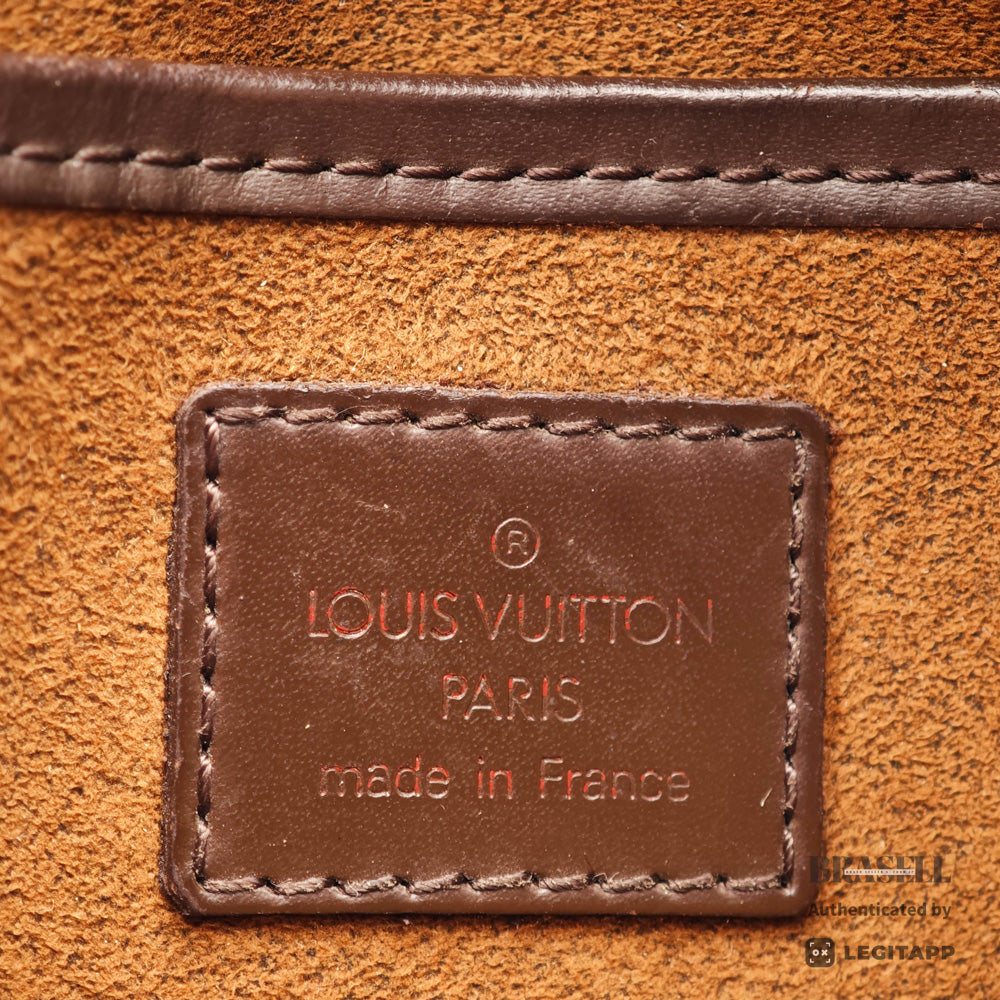 LOUIS VUITTON Noe BB Damier Canvas Brown Clutch Bag N51993 【ImportFeeFREE】