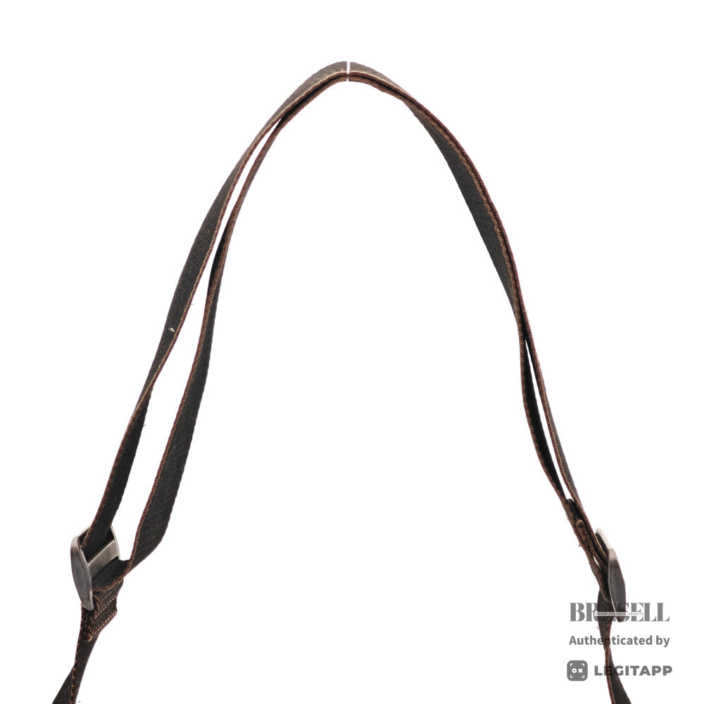 LOUIS VUITTON Naviglio Damier Canvas Brown Shoulder Bag N45255 【ImportFeeFREE】