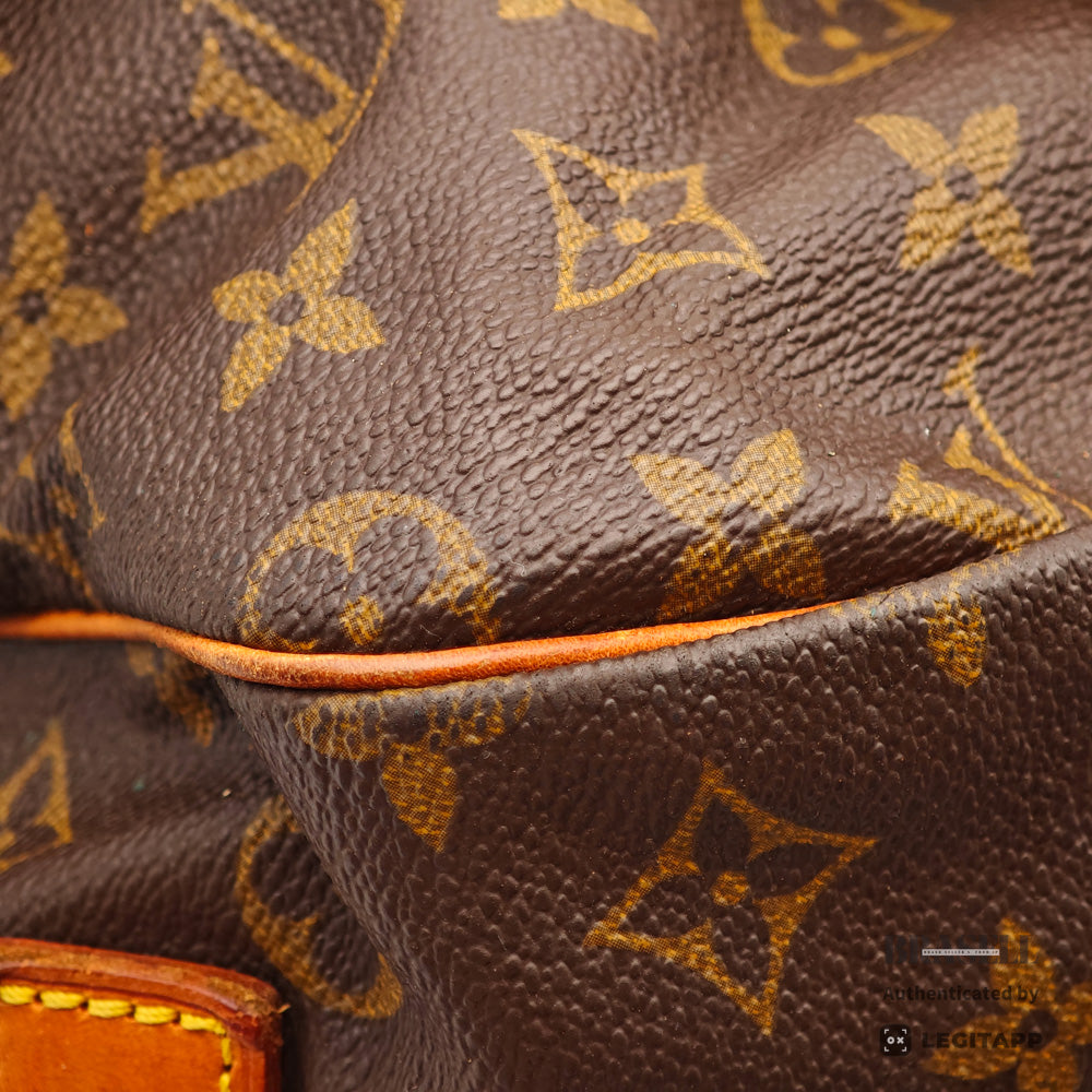 LOUIS VUITTON Saumur 43 Monogram Canvas Brown Crossbody Bag 【ImportFeeFREE】