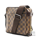 LOUIS VUITTON Damier Canvas Brown Shoulder Bag N41442 【ImportFeeFREE】